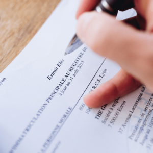 Signature pour illustrer la nullité d'un contrat de franchise