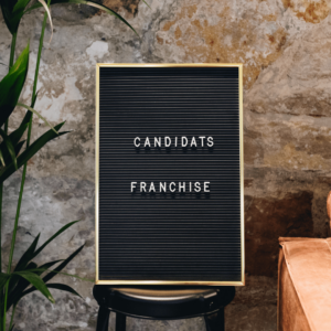Un panneau pour illustrer comment convaincre votre franchiseur que vous êtes le candidat idéal