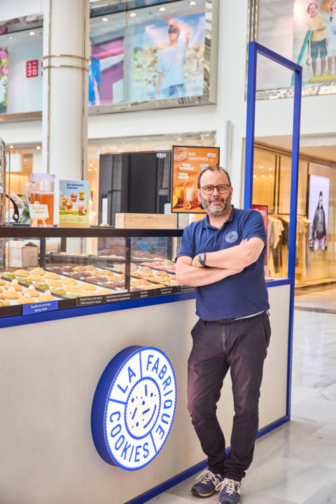 kiosque la fabrique cookies au centre commercial