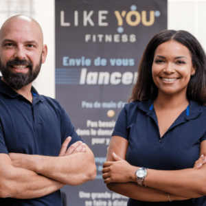 Les fondateurs de Like You Fitness.