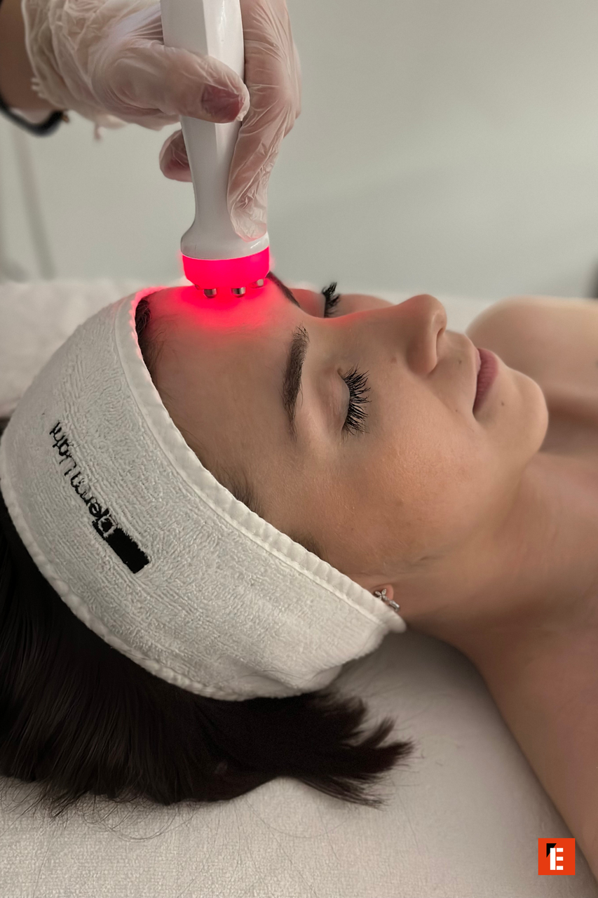 soin visage led rouge professionnel en institut