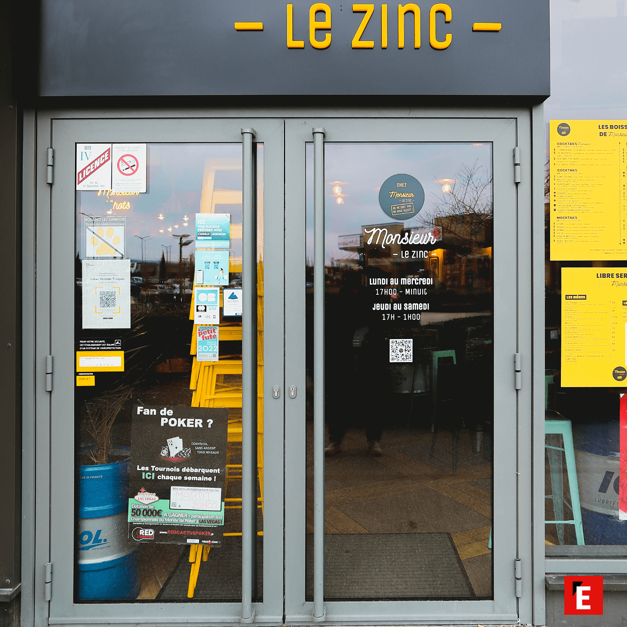 Franchise Monsieur le Zinc 20