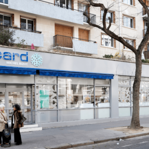 La devanture d'un magasin Picard.