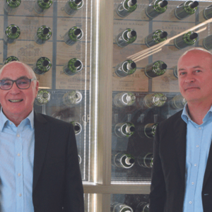 Michel Bourel et Olivier Mermuys dirigeants de Cavavin.