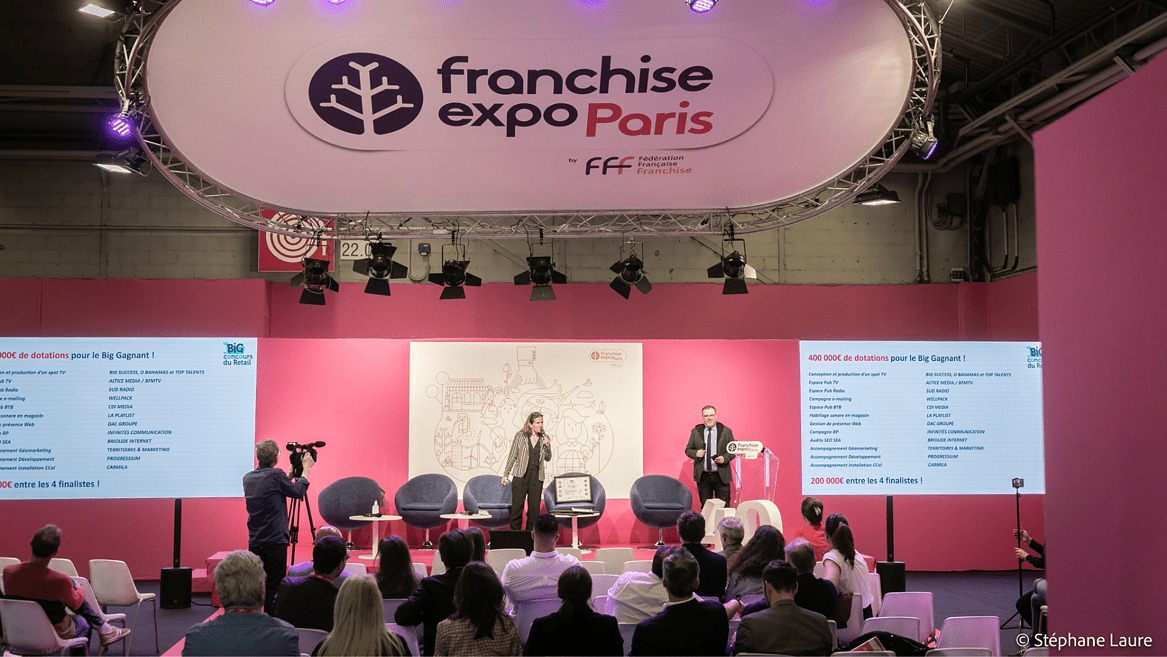 Conférence pour illustrer les 5 réseaux à découvrir à Franchise Expo Paris.