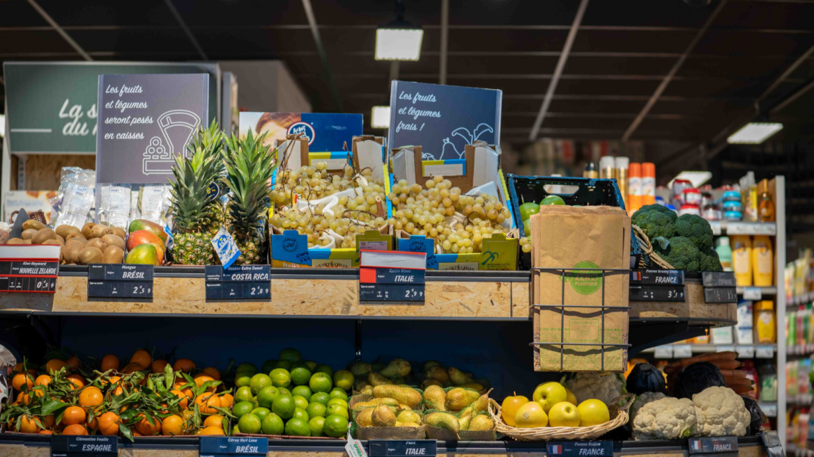 L'intérieur d'un Potager City Carrefour par Carrefour Proximité.