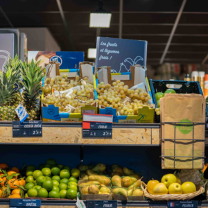 L'intérieur d'un Potager City Carrefour par Carrefour Proximité.