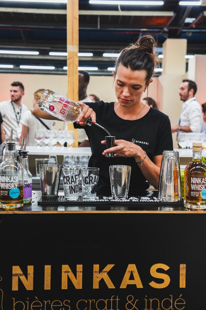 Le stand Ninkasi présent au Sirha Omnivore Paris 2023.