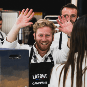 Un chef lors du Sirha Omnivore 2023.
