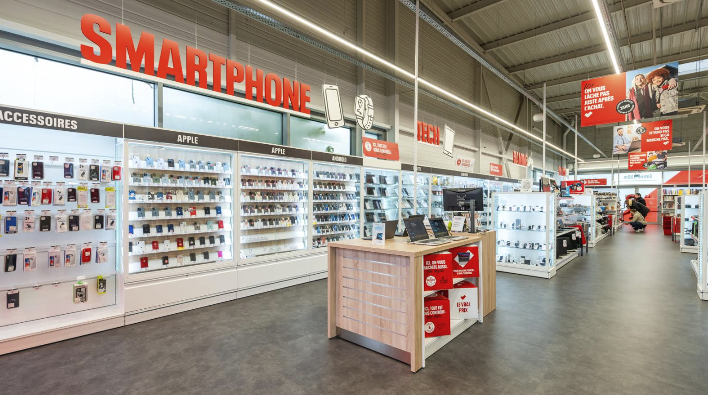 rayon smartphones moderne : accessoires, apple et android