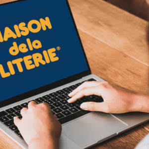 Une page Maison de la literie sur un écran d'ordinateur.