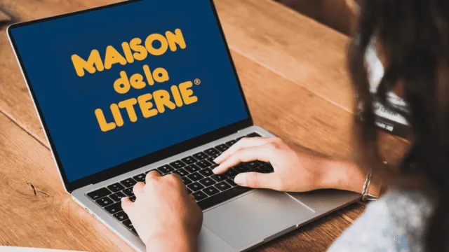 Une page Maison de la literie sur un écran d'ordinateur.