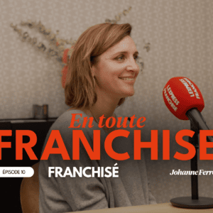 Une franchisée Arkea répondant aux questions dans le podcast