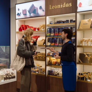 boutique leonidas : chocolats, dégustation et coffrets