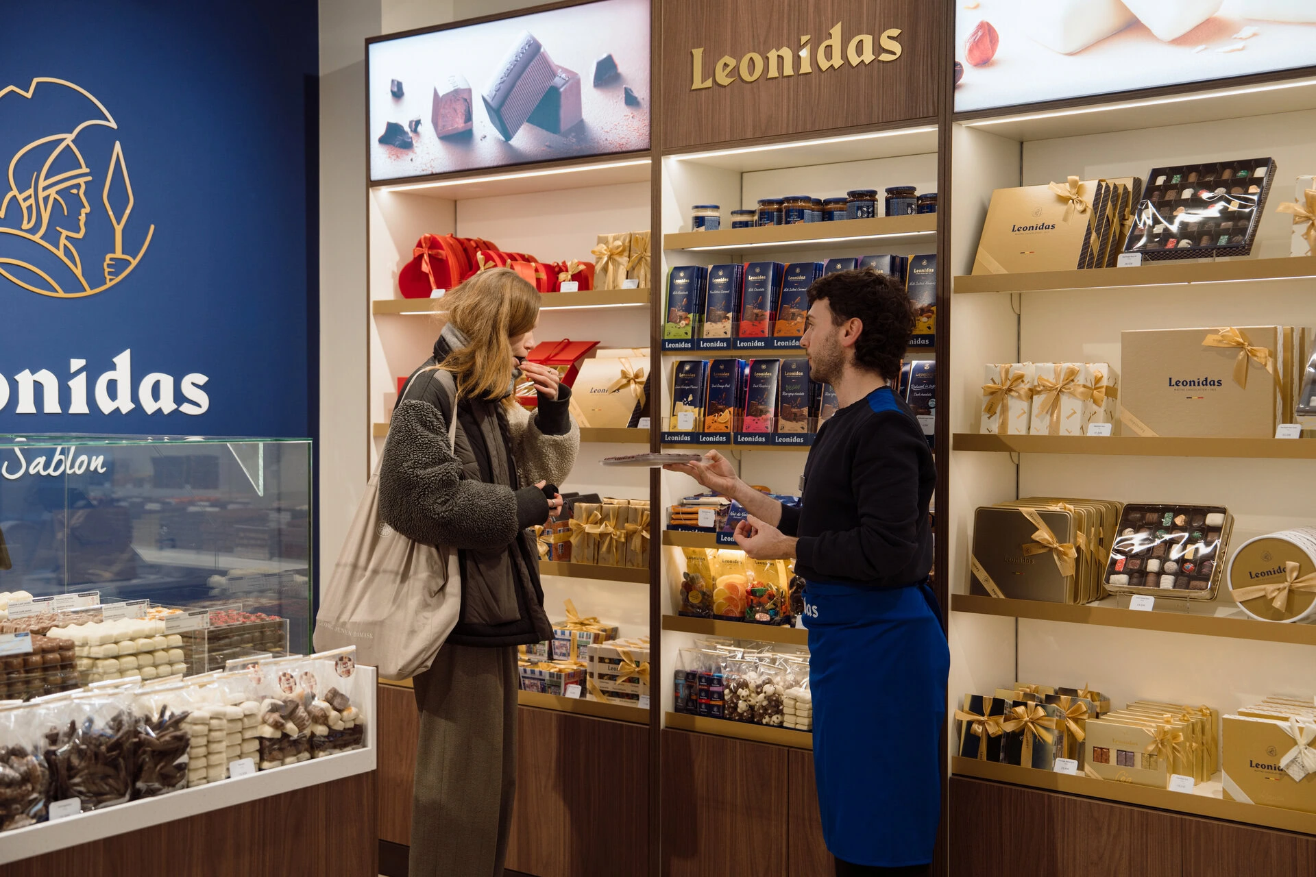 boutique leonidas : chocolats, dégustation et coffrets