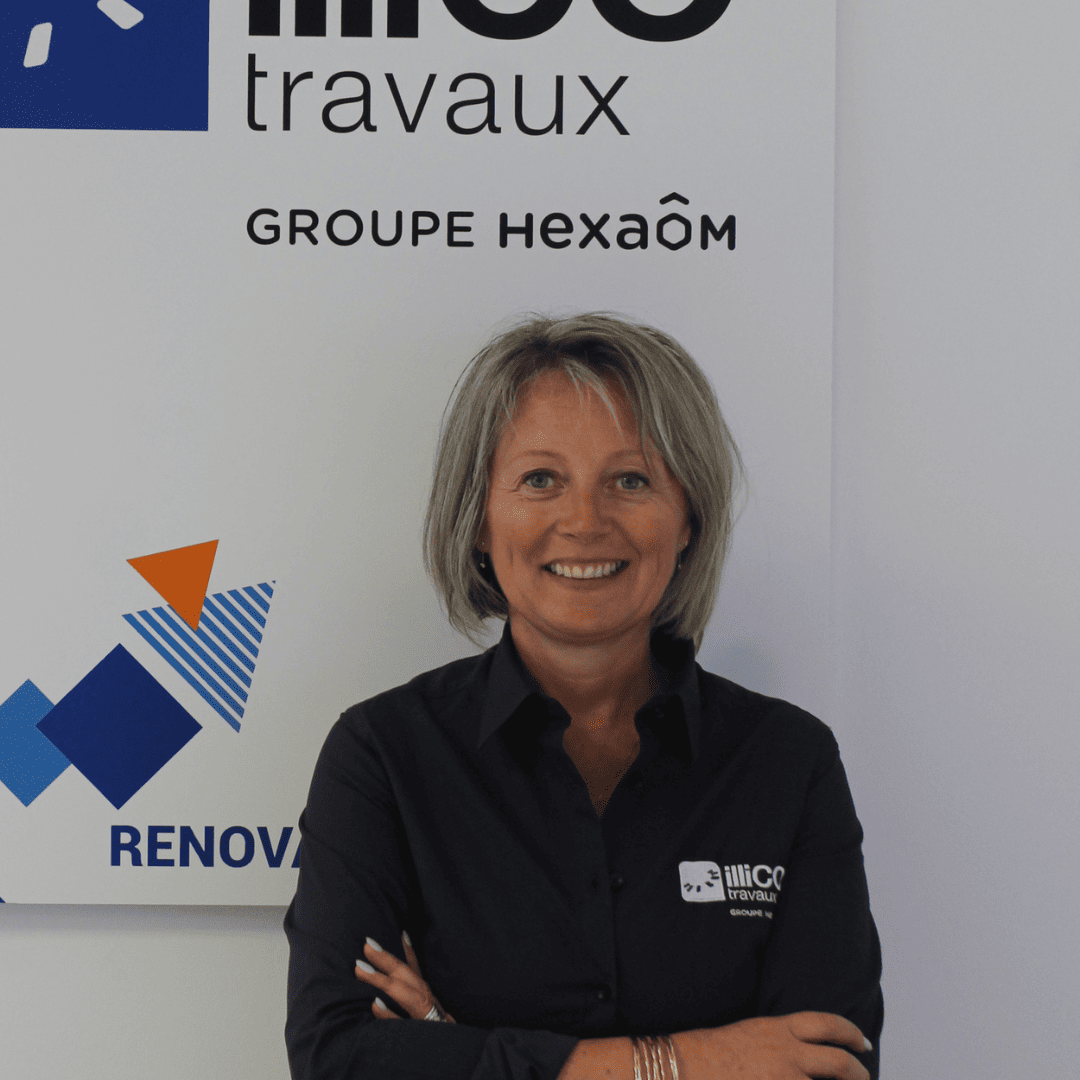 Véronique Housset, franchisée illiCO Travaux à Lamballe.