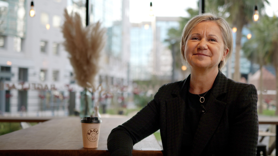 Frédérique Giret, directrice du réseau de franchise Green Bagels.