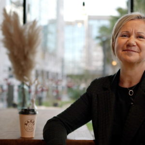 Frédérique Giret, directrice du réseau de franchise Green Bagels.