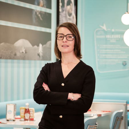 Amandine, Directrice du développement de la Franchise Holly's Diner