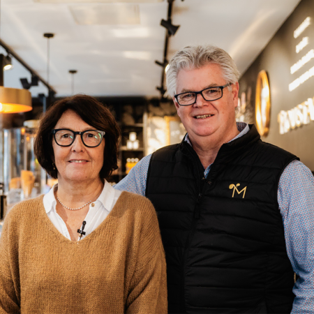 Muriel et Bernard Rouxel, Franchisés au sein du Réseau Moustache Artisan Glacier