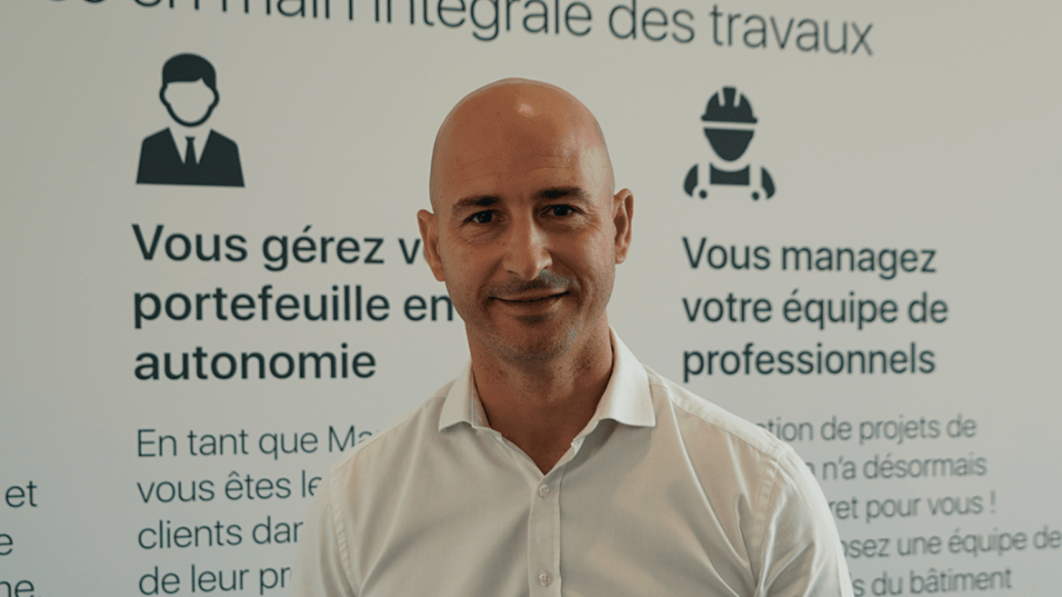 Mickael Di Lucas dirigeant d'Avenir Rénovations