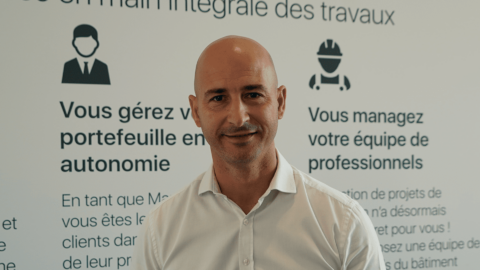 Mickael Di Lucas dirigeant d'Avenir Rénovations.