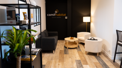 Un showroom Camif Habitat.