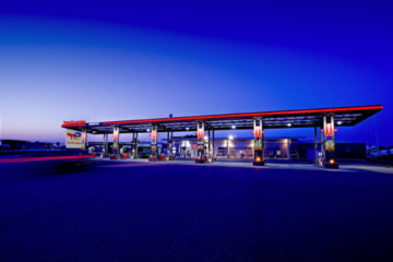 Station Service de nuit de la franchise TotalEnergies