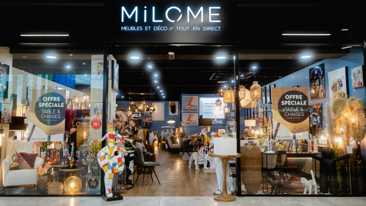 Un magasin MiLOME