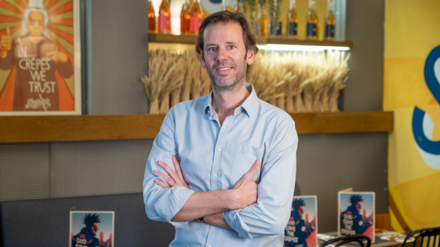 Thomas Jamet, le fondateur de la franchise L'atelier artisan crêpier