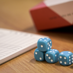 jeu de des sur une table