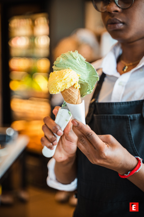 Franchising RivaReno 16 Gelato alla vaniglia al pistacchio