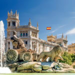 fountain of cibeles in madrid, spain