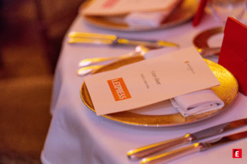 Table de dîner lors de la cérémonie des Awards de la franchise 2024