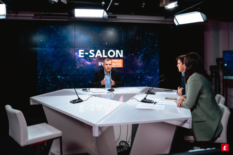 plateau TV du e-salon par L'Express Franchise