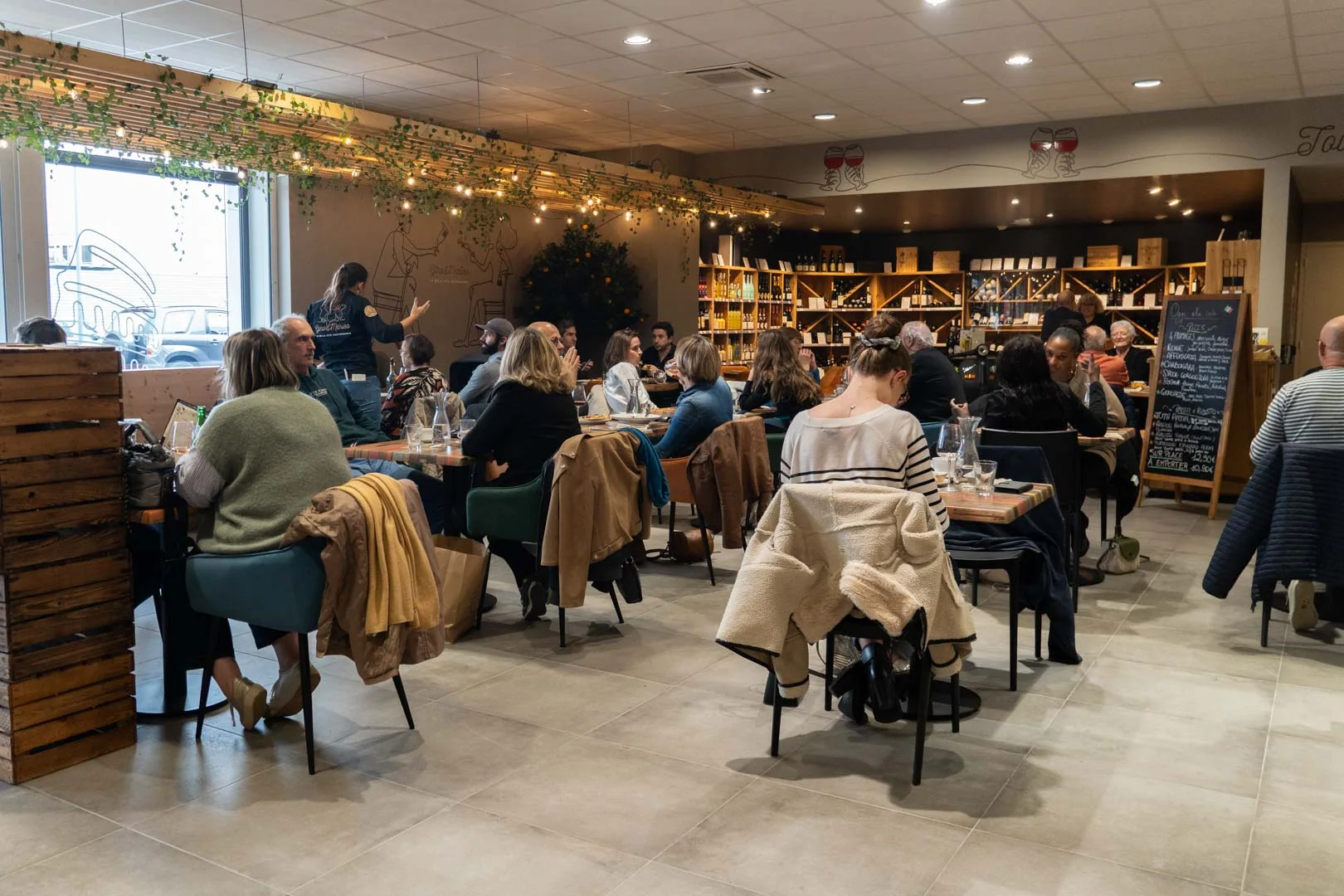 Salle de restaurant Gino et Marisa