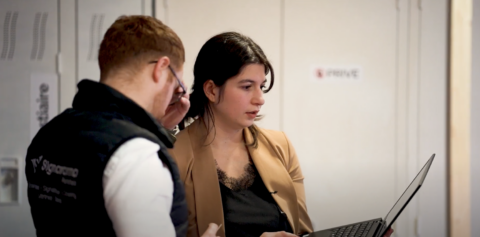 Kévin et Oriane, franchisés chez Signarama