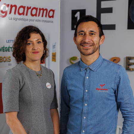 Céline & Steve Vatan, franchisés chez Signarama