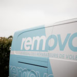 Un véhicule de l'enseigne Removo