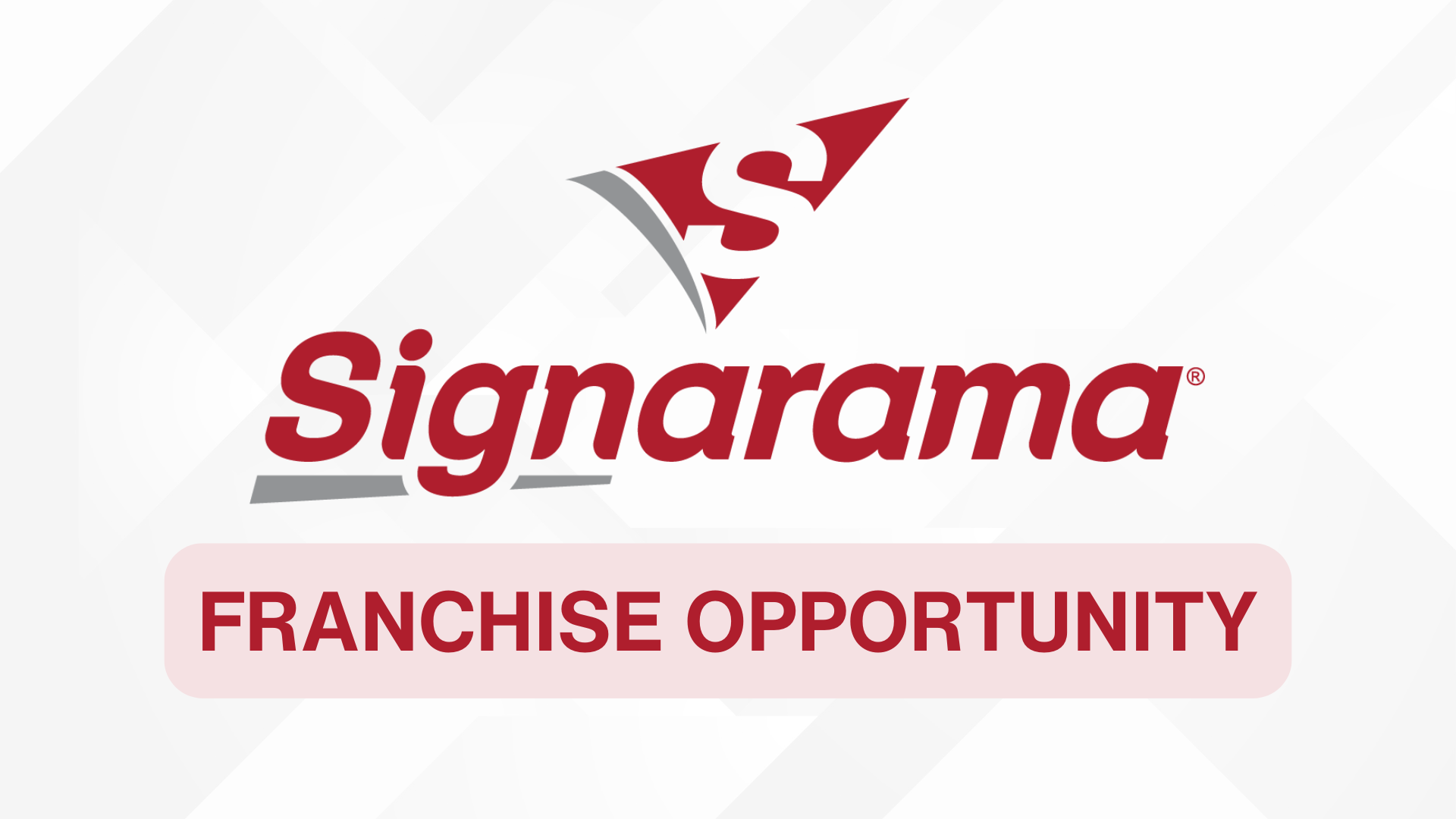 signarama franchise opportunity