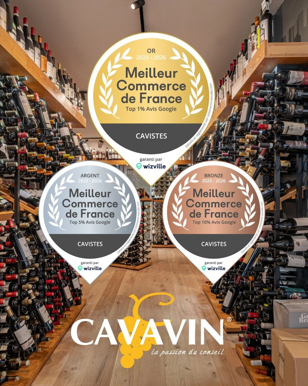 cavavin distinction au prix meilleur commerce de france 2025 2026 dans la categorie cavistes 1