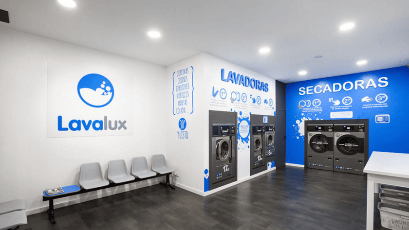interior lavandería lavalux