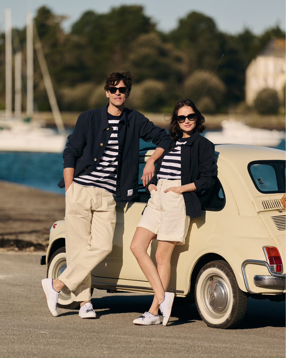 collaboration armor lux x superga