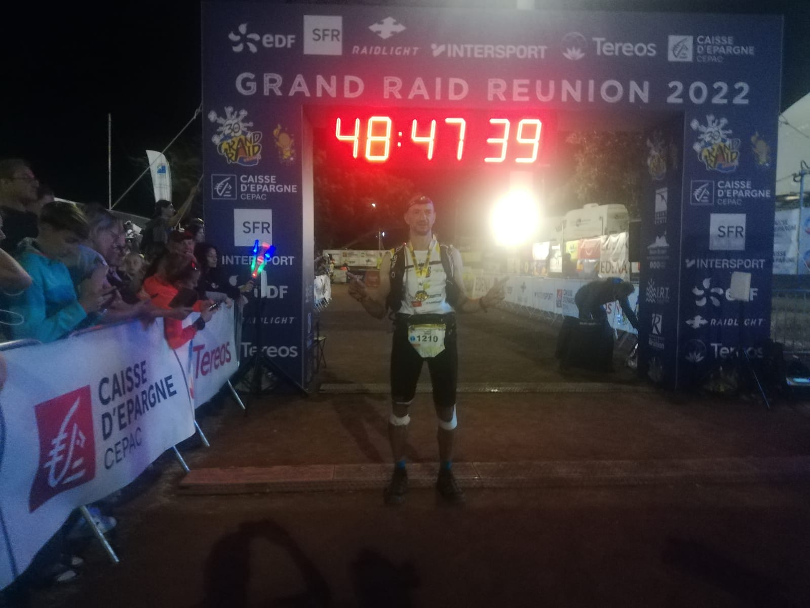 cyril franchise a aizenay… et finisher du grand raid 1