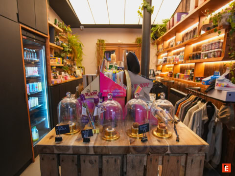 Produit Gardenz en boutique sur des étagères