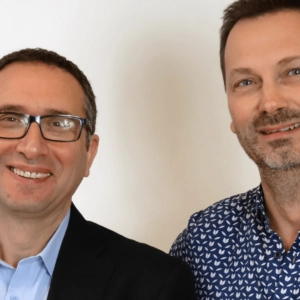 Patrick Grange et Jacques Bedun repreneur du réseau Envia Cuisines.