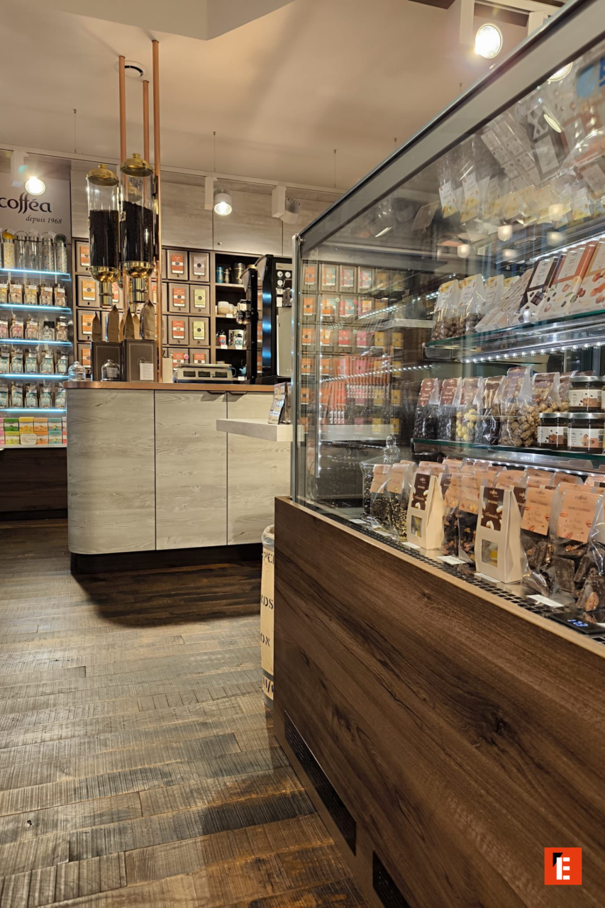 Comptoir de la boutique Cofféa