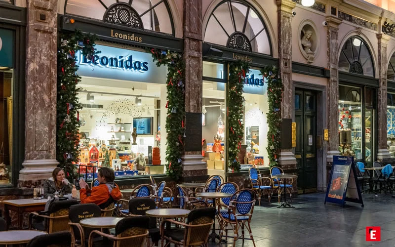 Devanture boutique Leonidas