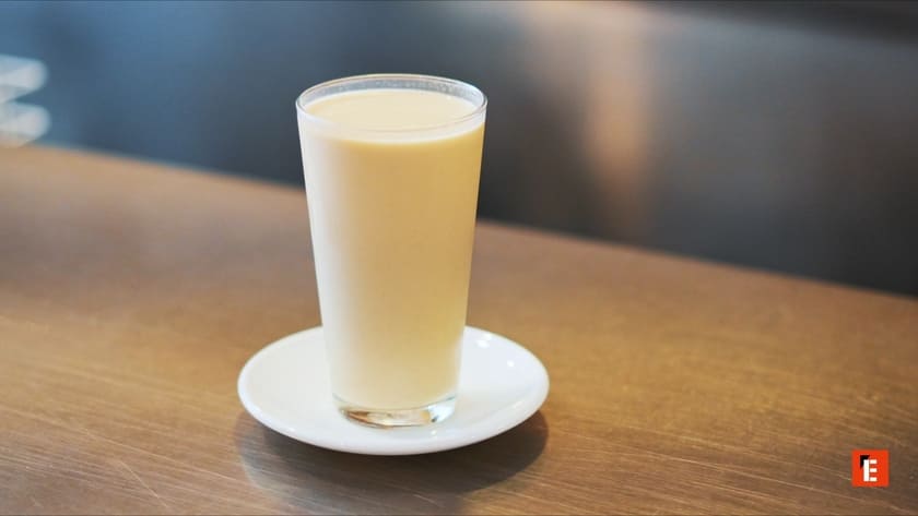 vaso de horchata
