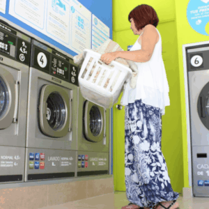 interior lavandería la wash